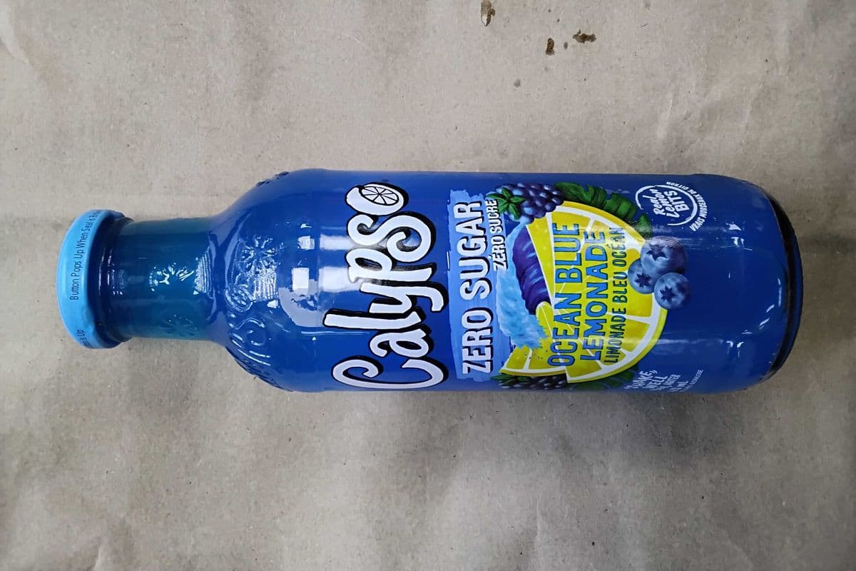 Calypso zero sugar ocean blue lemonade (473 ml)