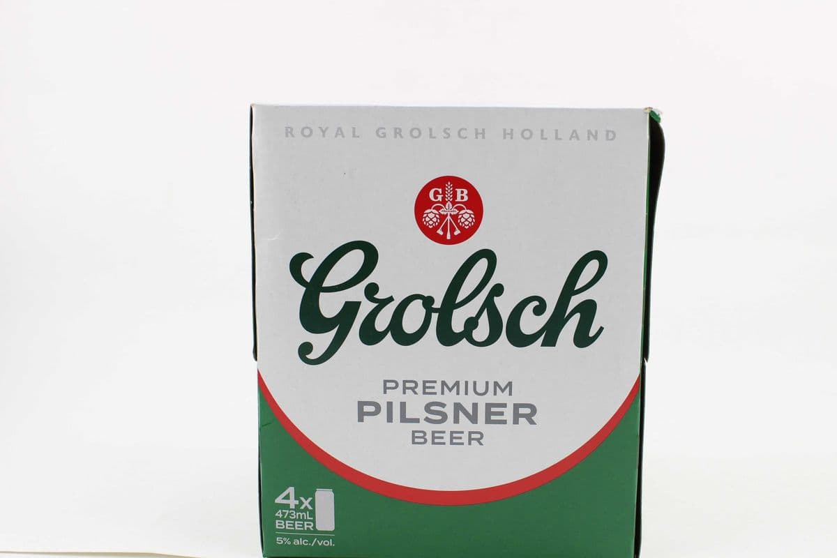 Grolsch Pilsner 4pk cans (1 x 4pk)