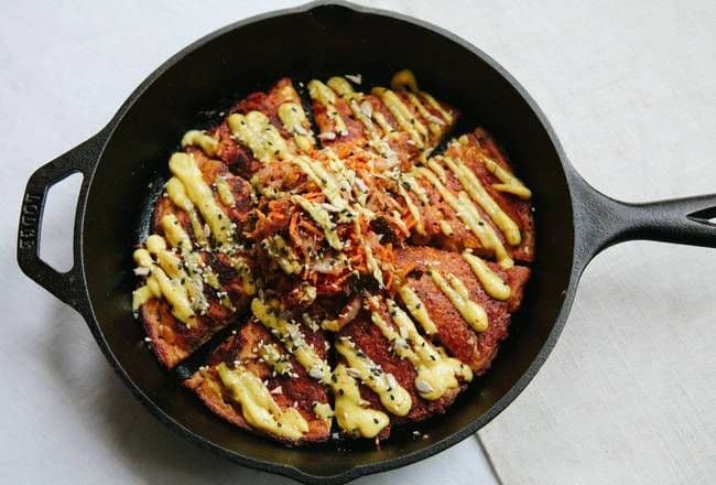 Kimchi Corn Pancake