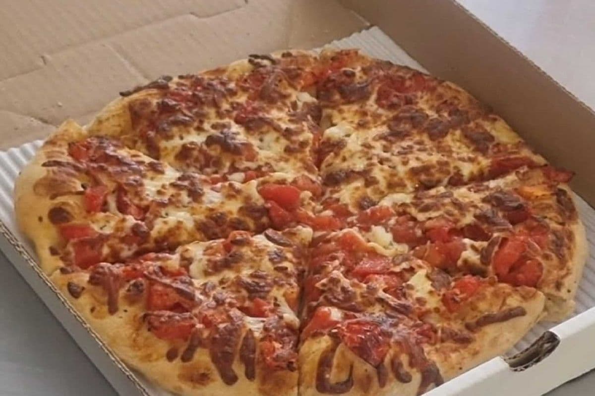 Home-made Bruschetta Pizza