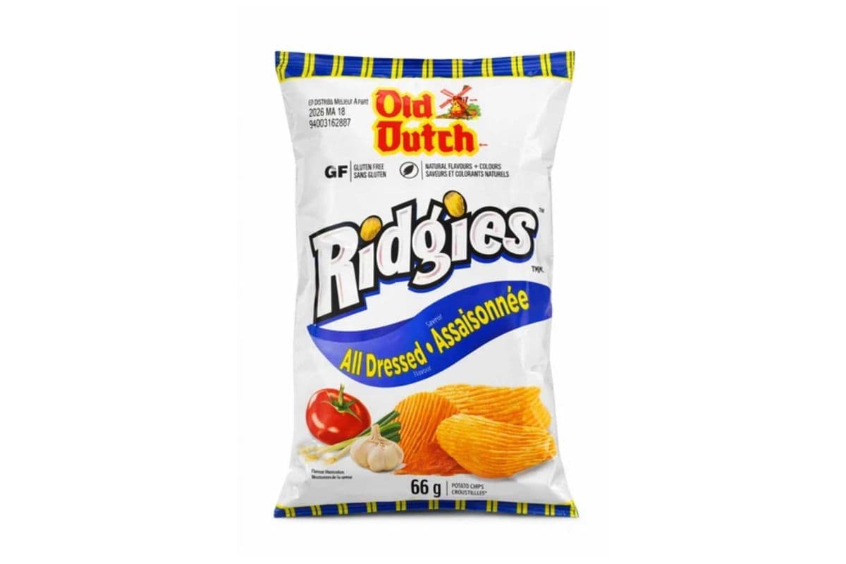 Old Dutch Ridgies All Dressed Chips (66 g)