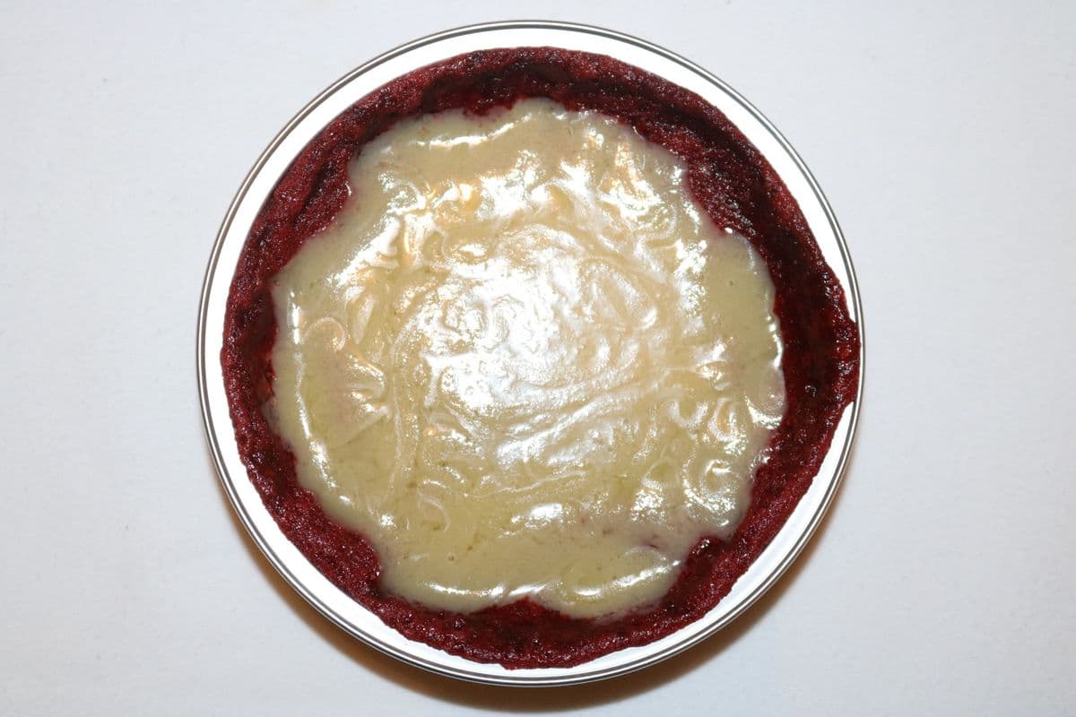 Freshly Baked Red Velvet Cake Batter Cookie Dough