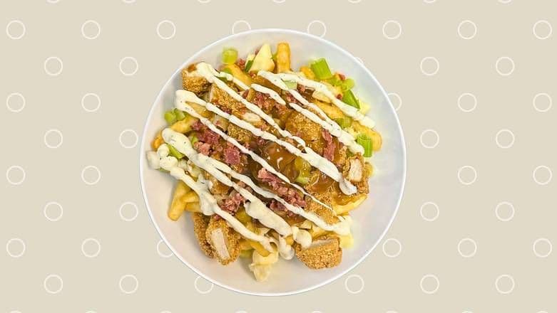 Chicken Bacon Ranch Poutine