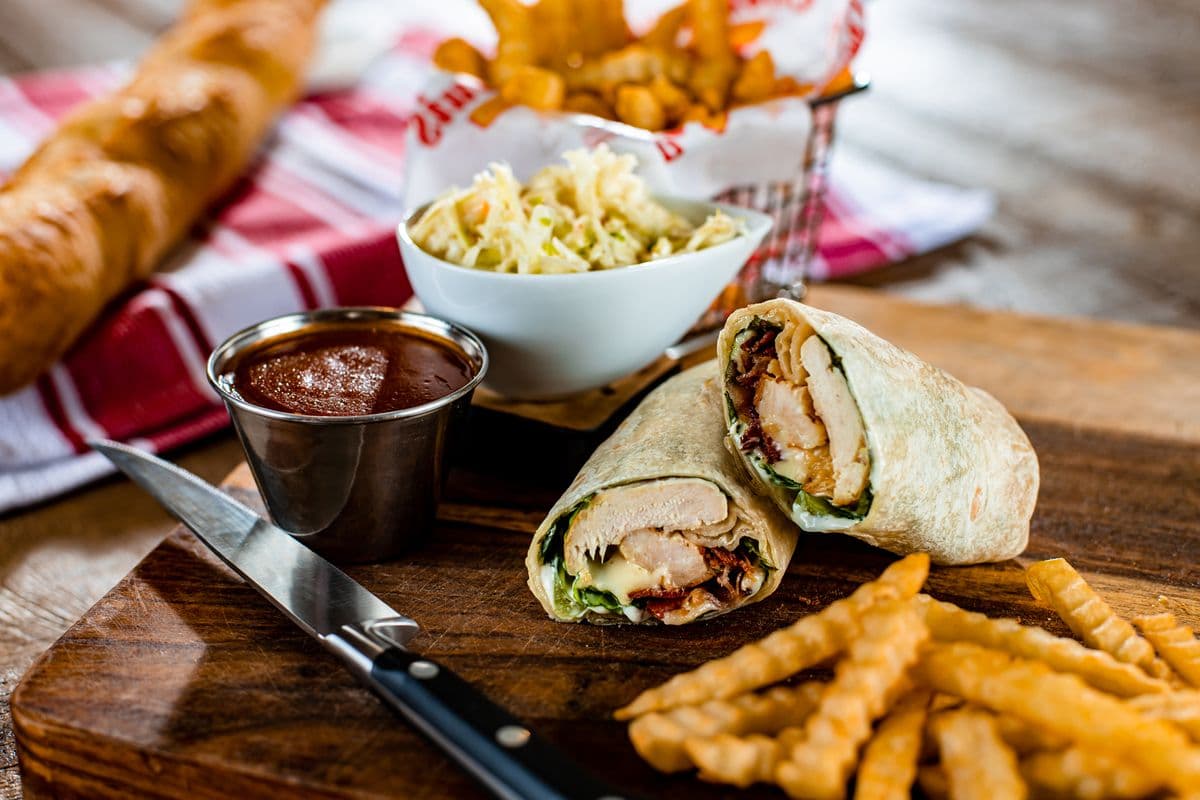 Assiette Wrap Poulet Grillé