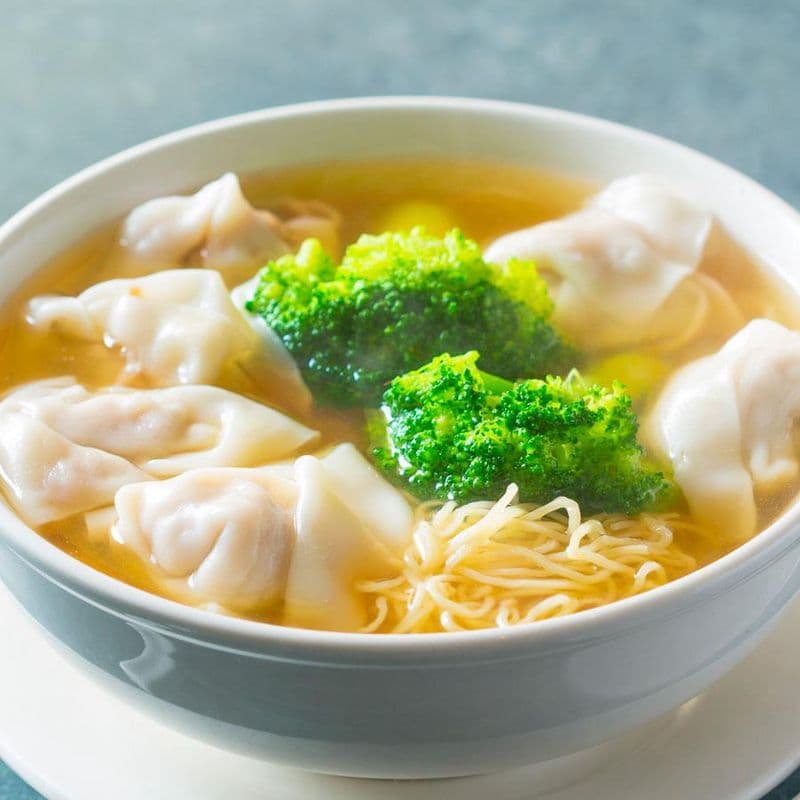 Wonton Noodle with Soup (Small Bowl) 鮮蝦雲吞麵 (每碗)