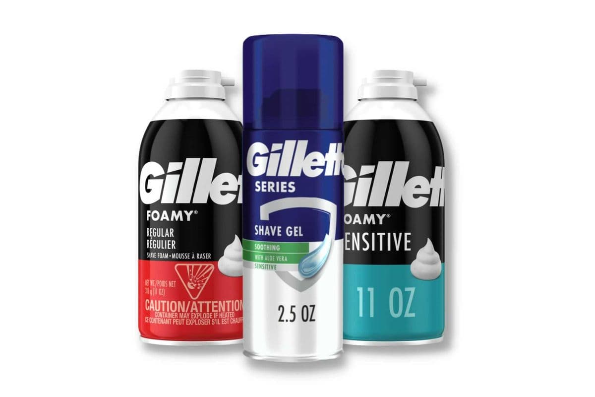 Gillette Shaving Gels and Creams