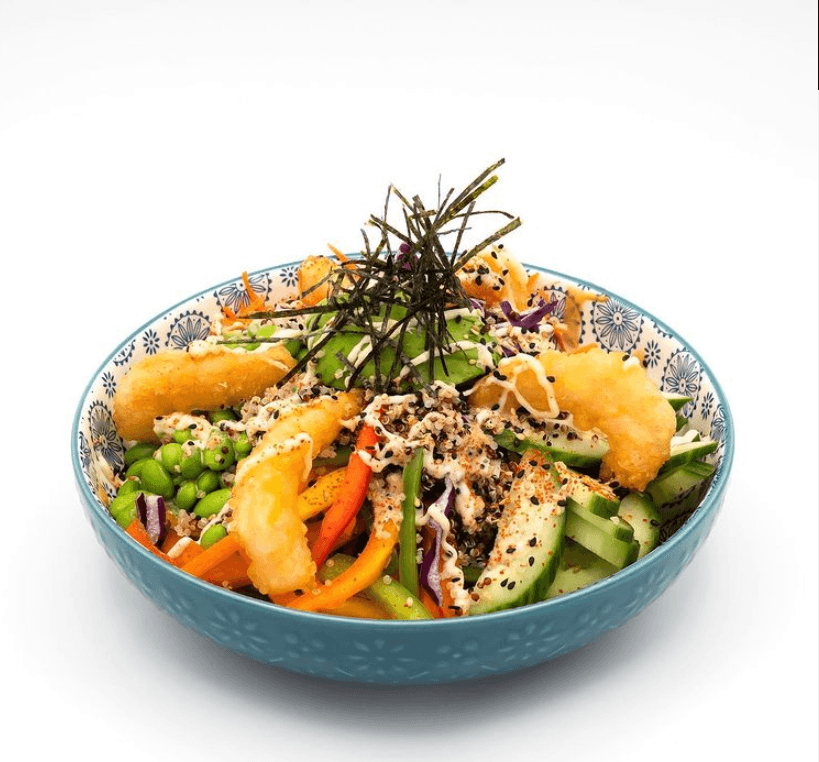Quinoa Poké de Crevettes Croustillantes / Crispy Shrimp Quinoa Poke