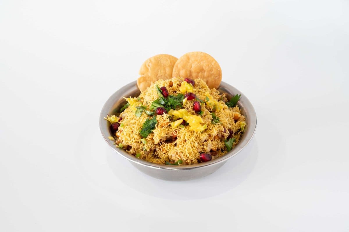Bhel Puri (V) (SN Green Chutney) (No Onions, No Garlic Chutney)