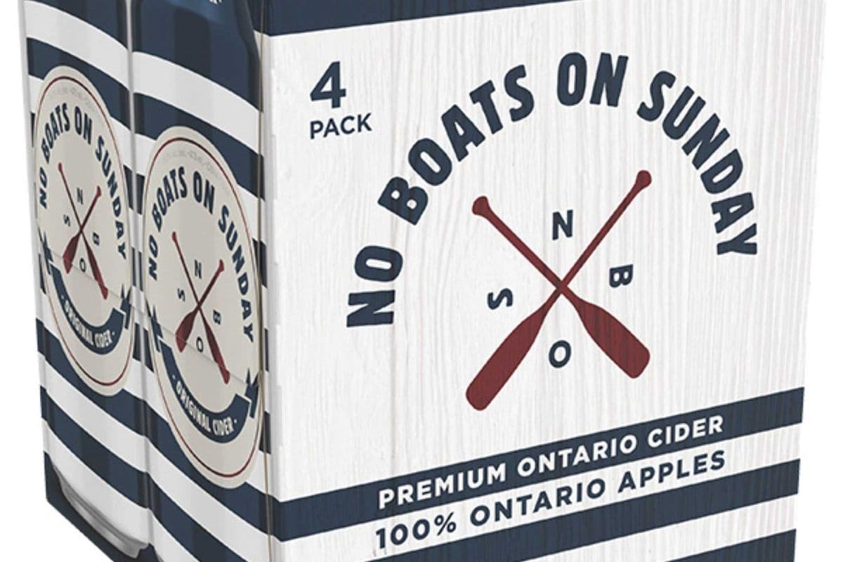 No Boats On Sunday - Original Cider (4 x 473ml Can)
