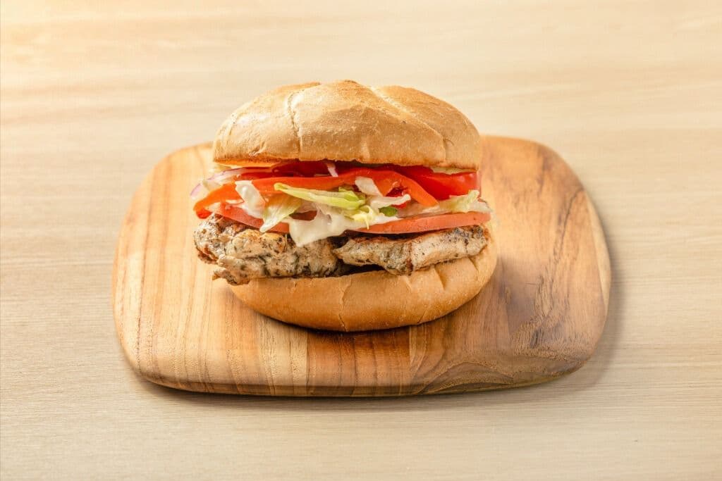 Grilled Chicken on a Kaiser