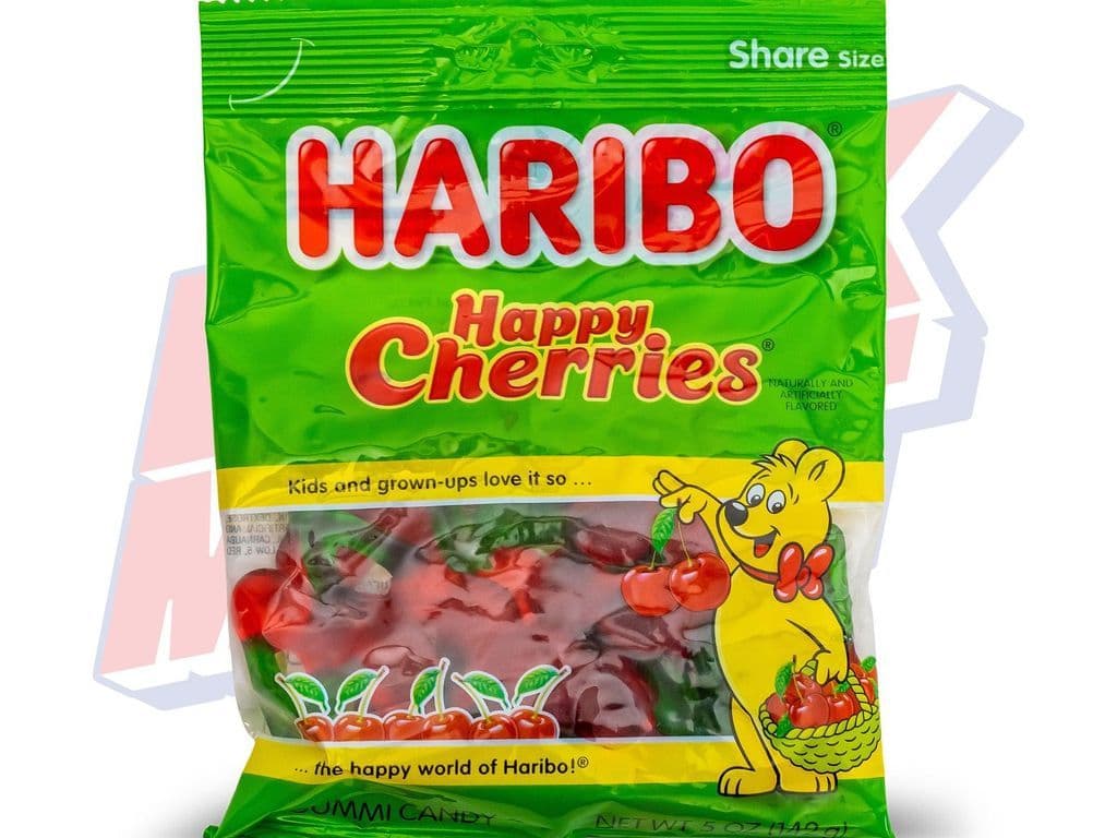 Haribo Happy Cherries Peg Bag - 5oz