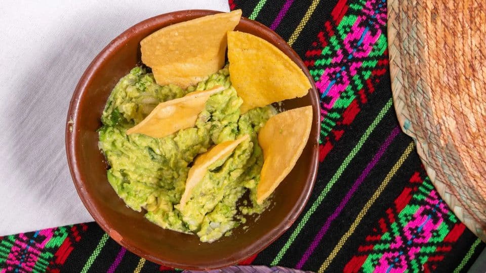 Guacamole with Totopos (Tortilla Chips)