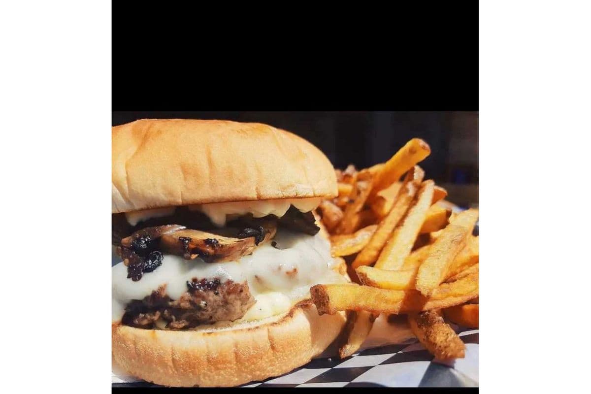 Mushroom Suisse Burger