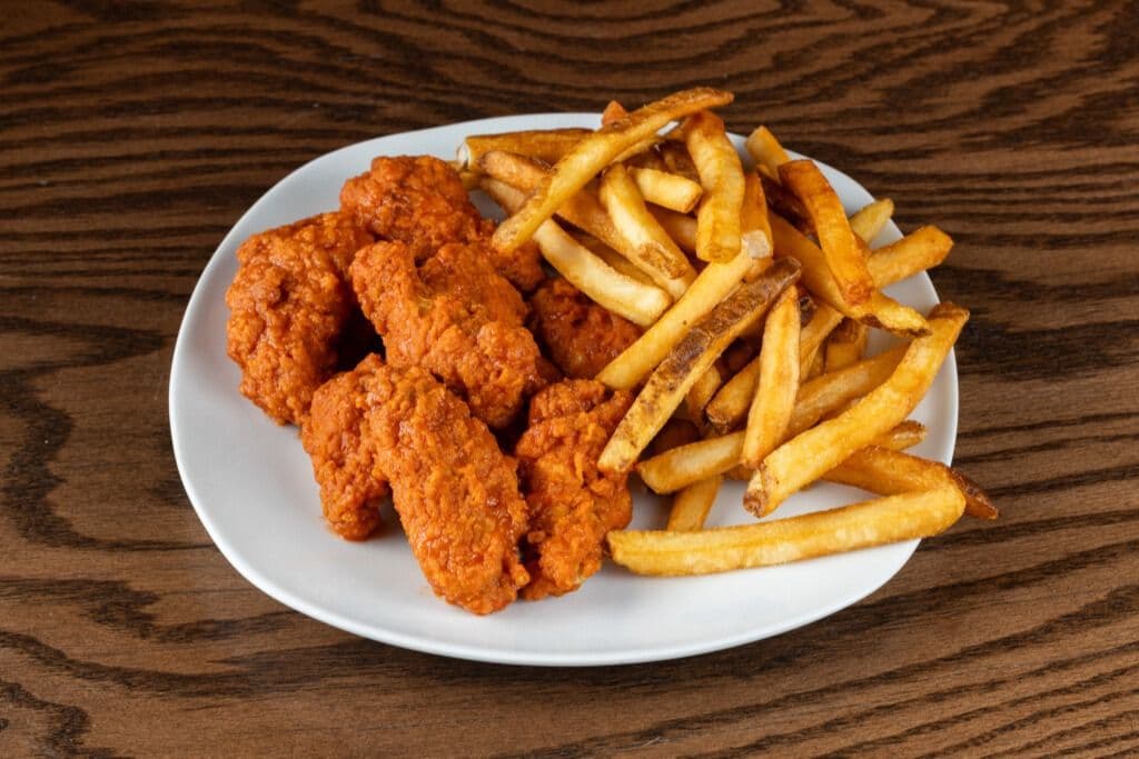 Wings with Fries