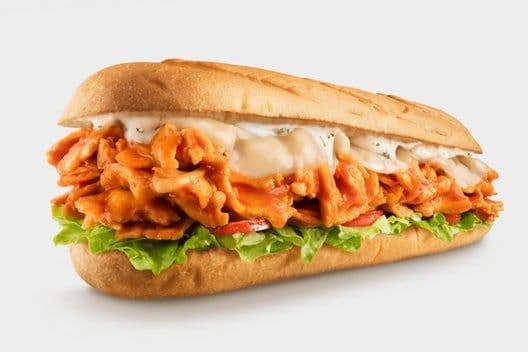 Chicken Buffalo Sandwich and Cup Fries