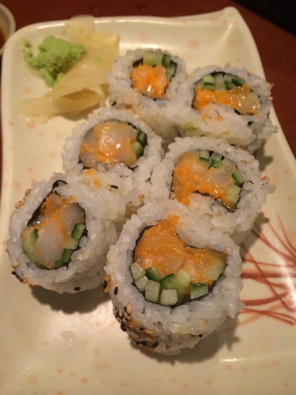 100. Chopped Scallop Roll or Cone