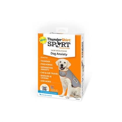 ThunderWorks ThunderShirt Sport Dog Anxiety Jacket Platinum