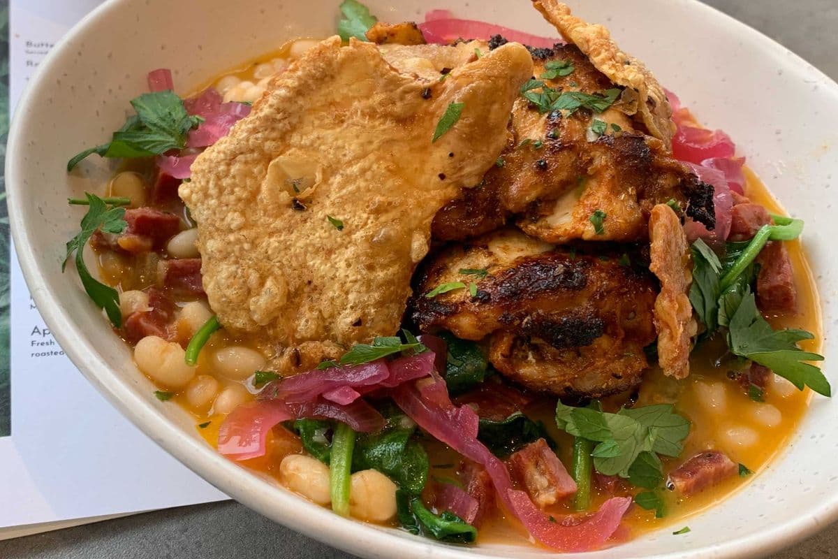 Roasted Chicken Cassoulet