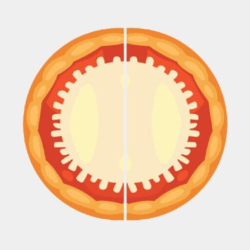 2x Large Half & Half Pizza Deal Plain Vegan Cheese