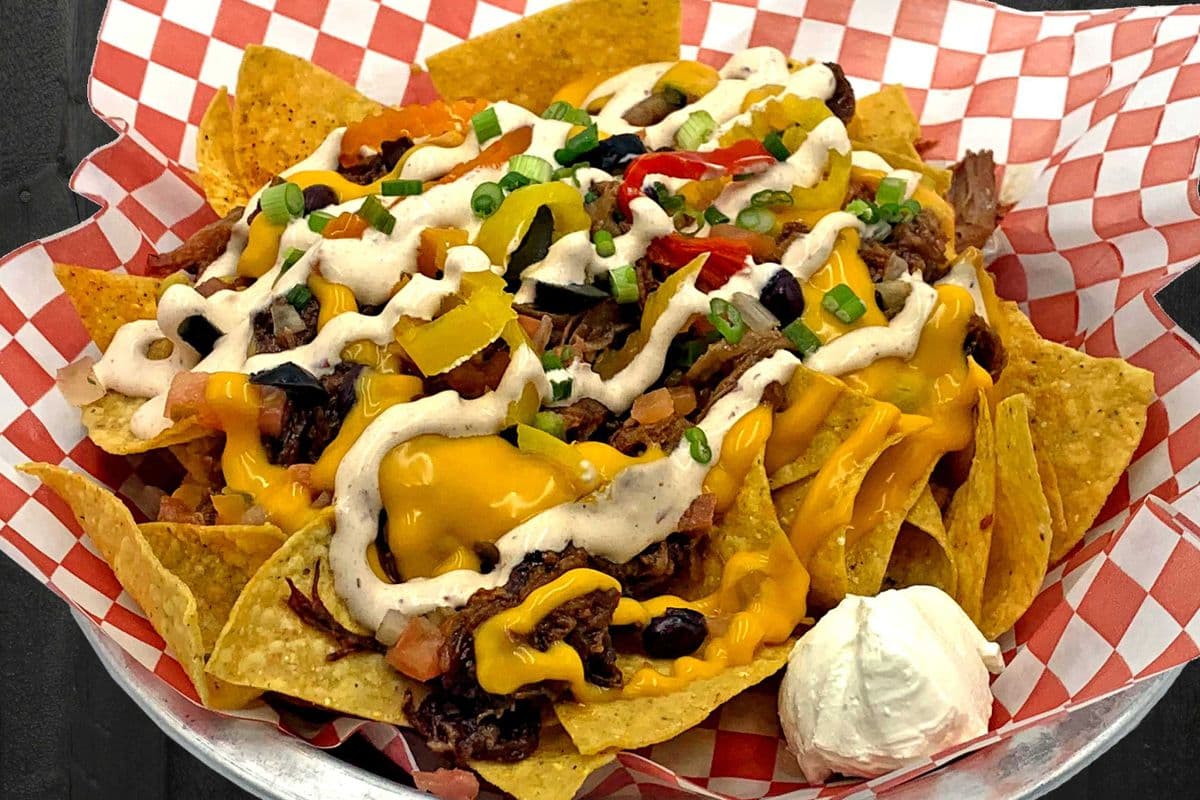 Nachos au porc effiloché / Pulled Pork Nachos