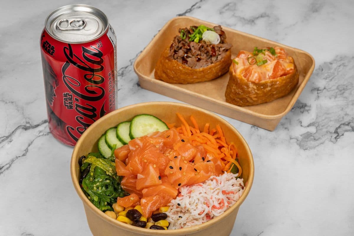 Salmon Rice Bowl Combo