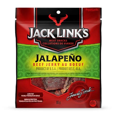 Jack Links Jalapeno Beef Jerky 80g