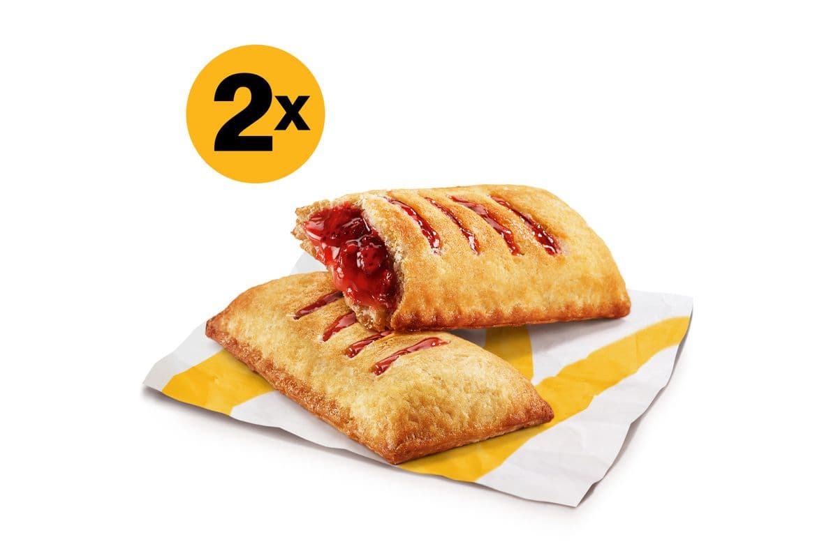 2 chaussons aux fraises cuits au four [600.0 Cal]