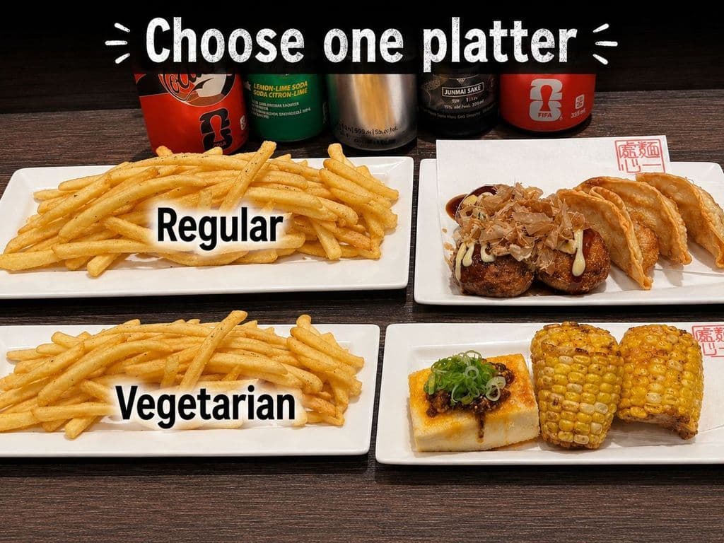FIFA World Cup Appetizer Set With Alcohol