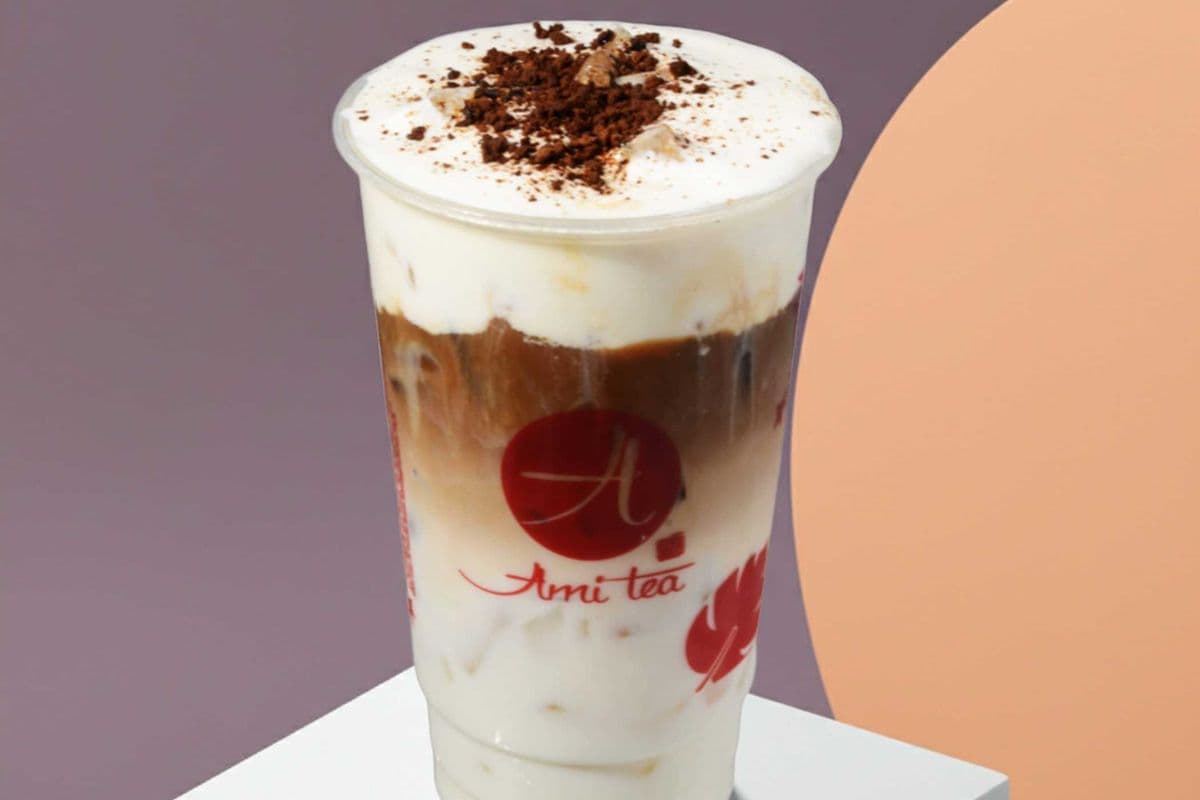 Condensed Milk Coffee With Salted Cheese Foam