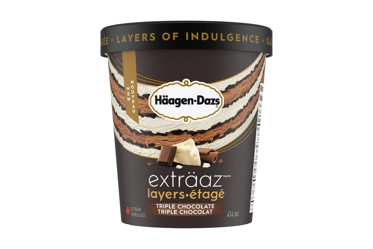 Häagen-Dazs Extraaz Layers Triple Chocolate (414 ml)