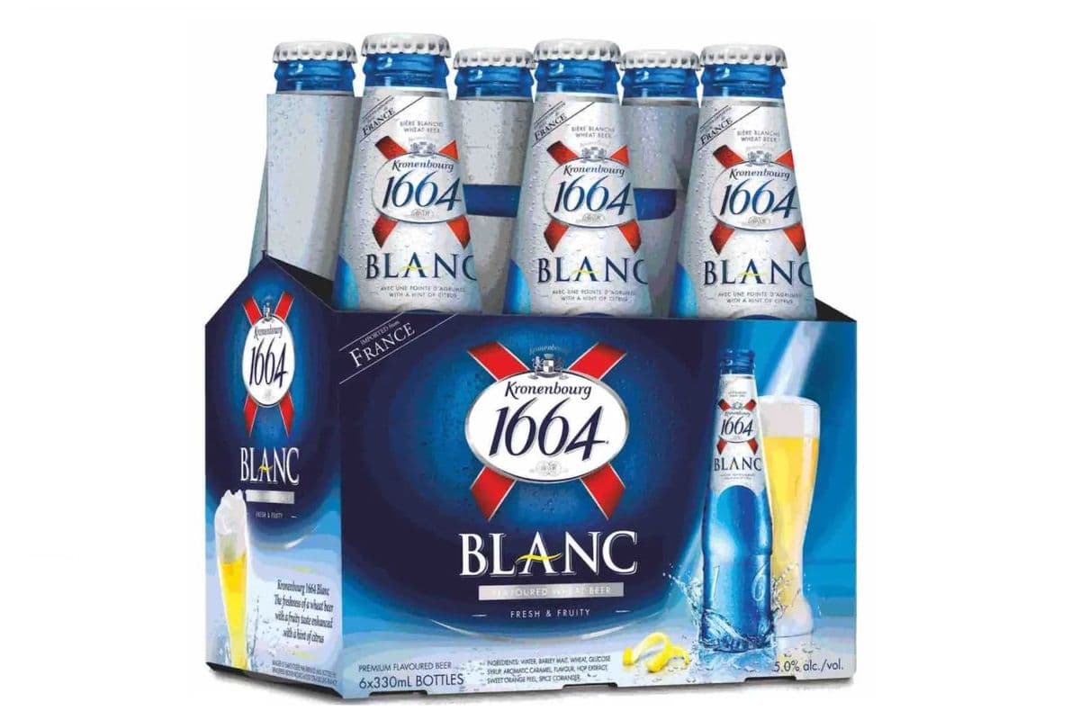 1664 Kronenbourg Blanc-6 Bottles (6 x 330ml)