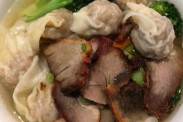NS2. Wonton with BBQ Pork Noodle Soup