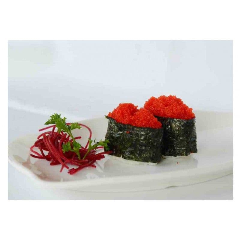 Flying Fish Egg (Tobiko) Sushi (2 pcs)