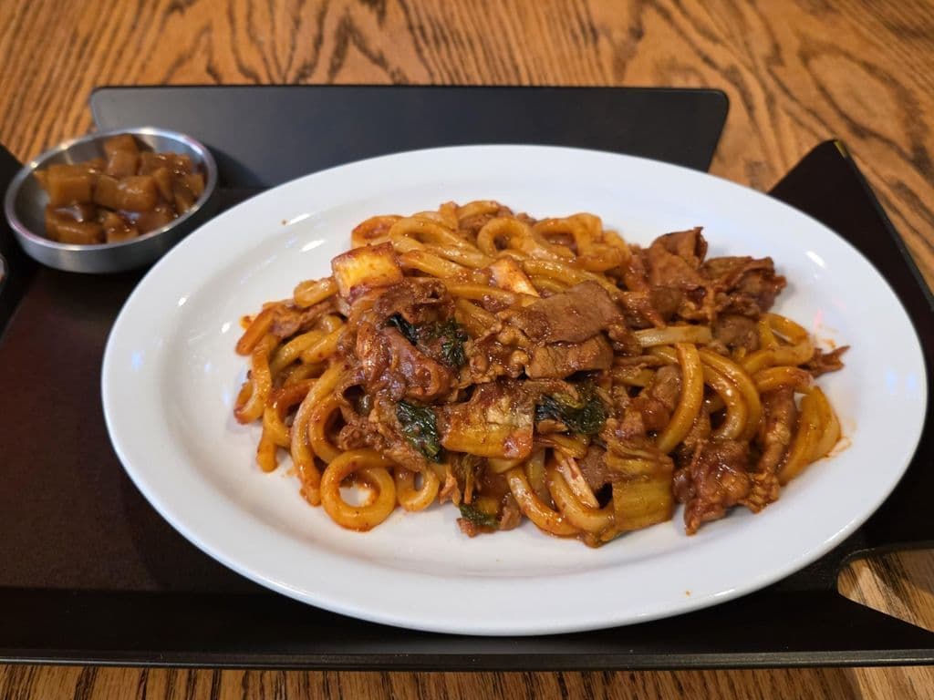 Stir-fried  Kimchi udon