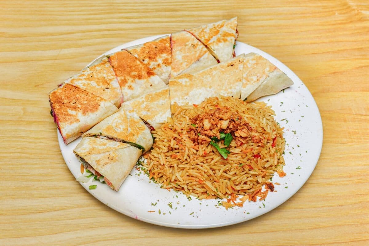 Super Saj Wrap Platter (Chicken)