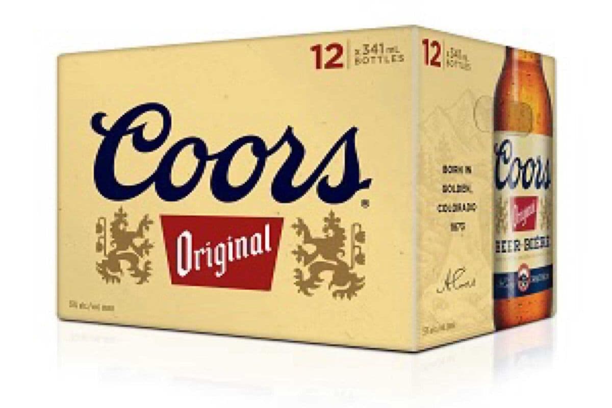 COORS ORIGINAL 12X341 BTLS (1 x 341ML)