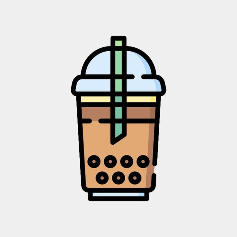 Thé aux perles sésame / Sésame Bubble Tea
