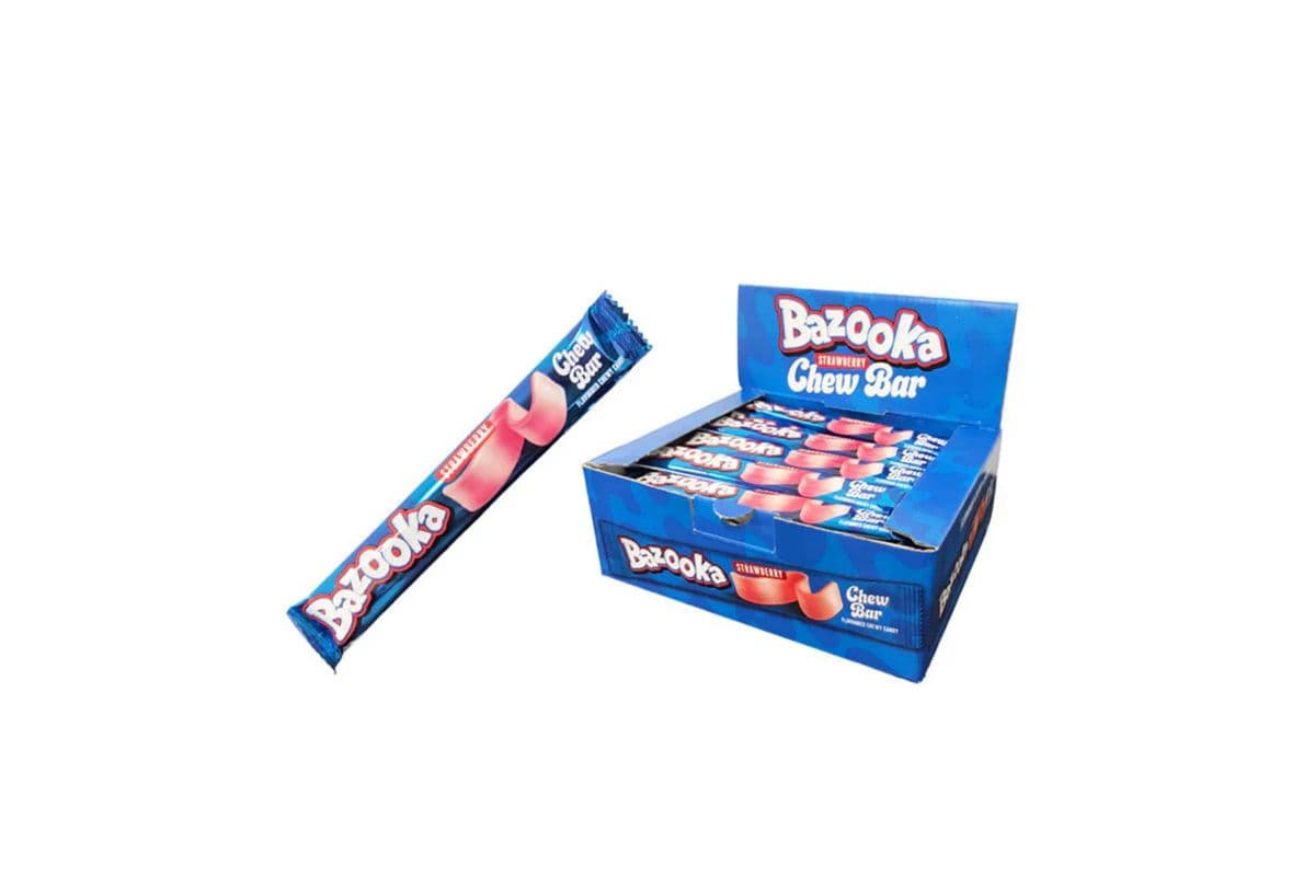 Bazooka Strawberry Chew Bar