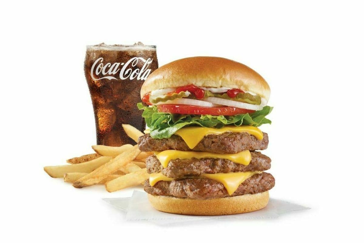Dave's Triple® with Cheese Combo - Medium