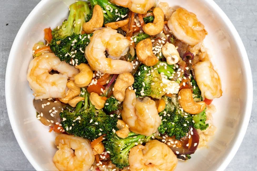 Teriyaki Shrimp Bowl
