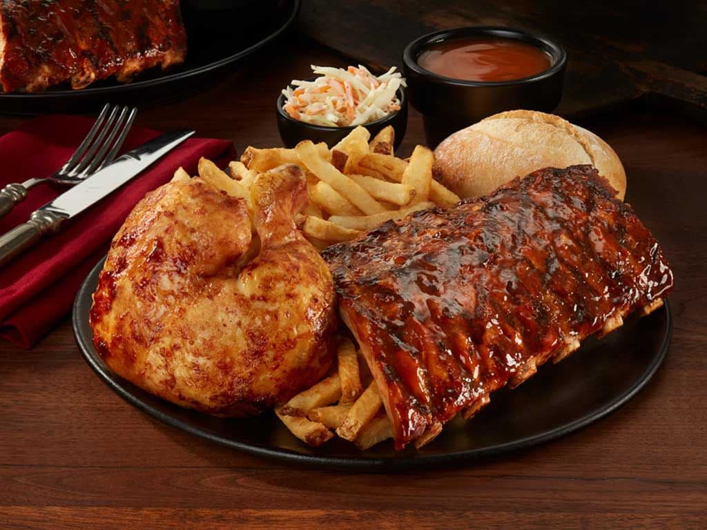 Chicken & Half Rack Combo