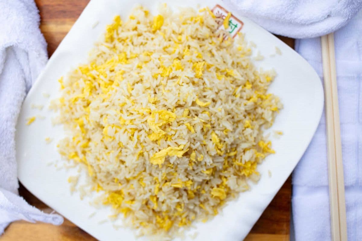 Stir Fried Rice with Egg 蛋炒饭