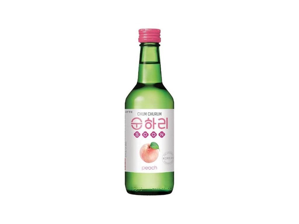 Chum Churum Peach, 360mL Soju (12.0% ABV)