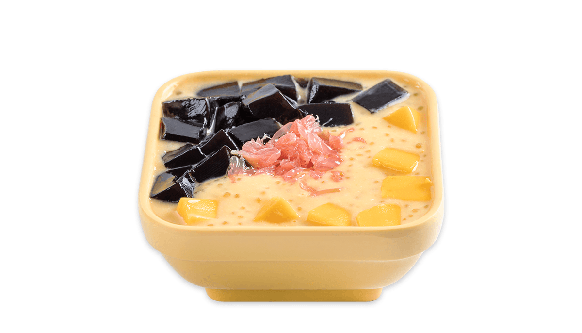 Mango Pomelo Sago Grass Jelly - 杨枝甘露凉粉