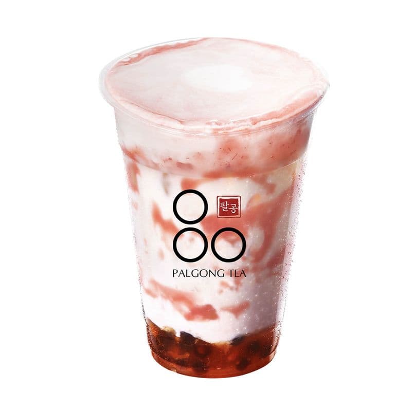 Strawberry Cheesecake Milk Tea / Strawberry Cheesecake Milk Tea