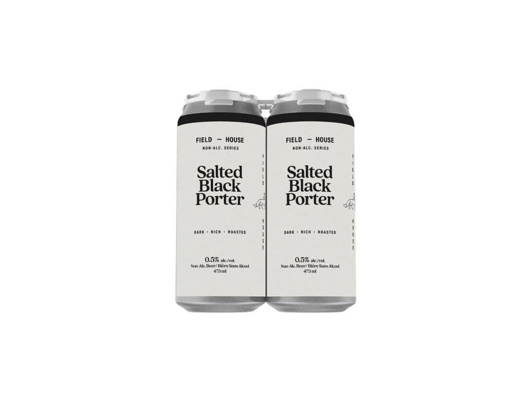 Field House - Salted Black Porter NonAlc (4x473ml)