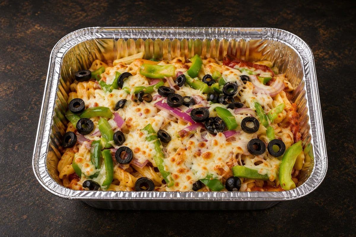 Veggie Mediterranean Pasta