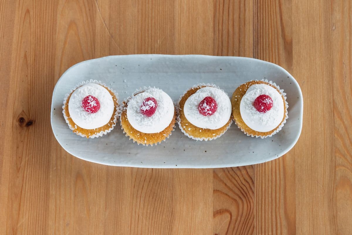 Blueberry Lime Cupcake