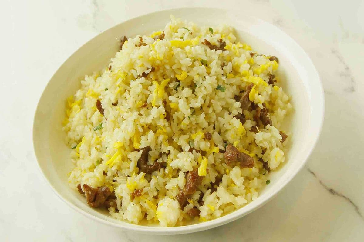 Fried Rice with Shredded Beef 牛肉炒飯
