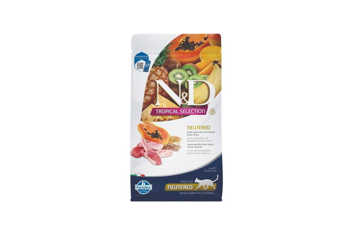 FARMINA ND Cat Tropical Selection Lamb Neutered 1.5kg (1.5 kg)